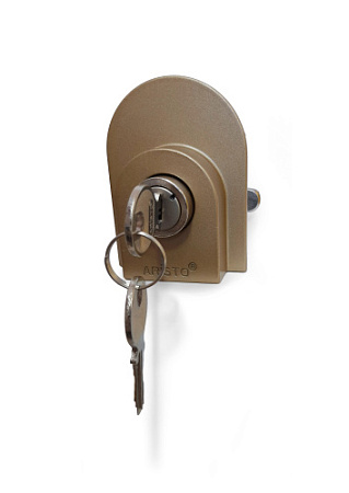 Замок для профиля C, Золото мат.